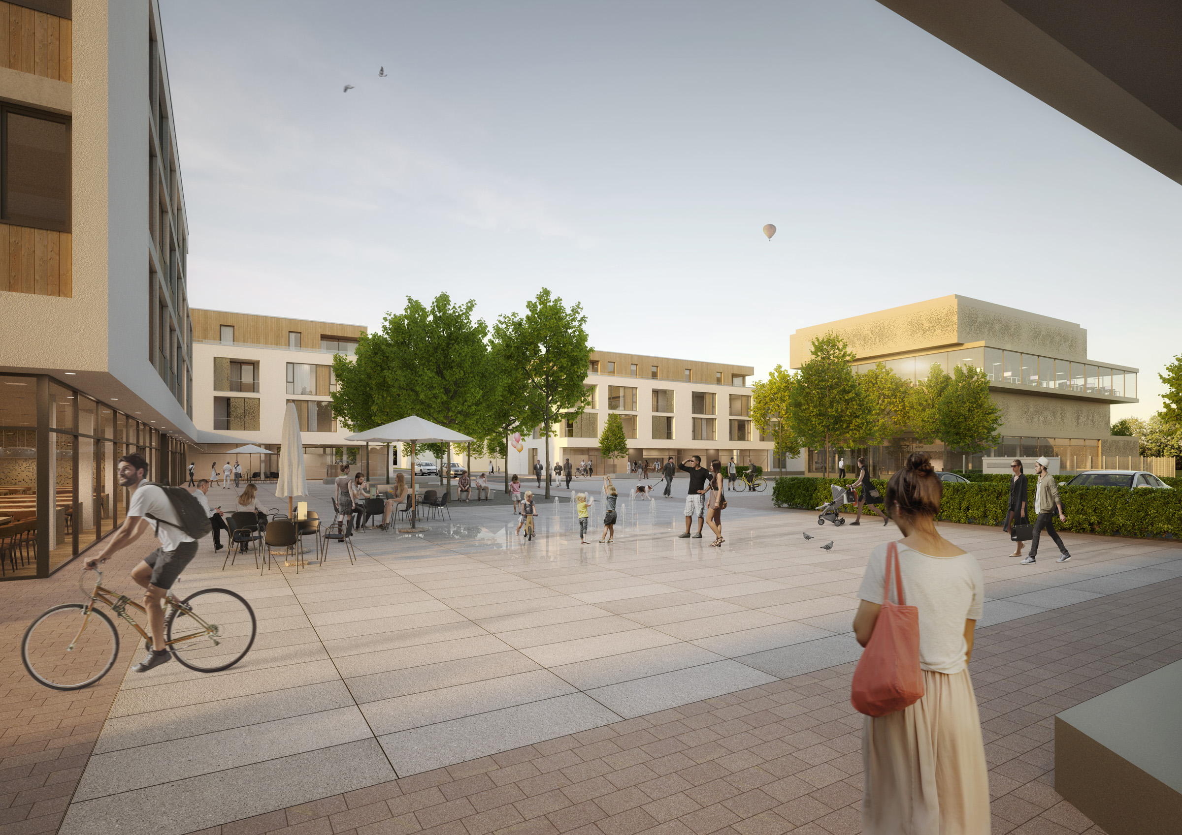 Wettbewerb 'Neue Mitte Linkenheim' - 1. Rang